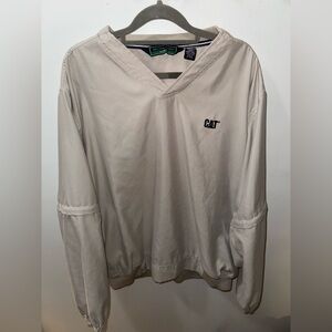 Devon & Jones CAT Beige V-Neck Top